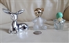 Vintage Avon bottles piggy deer bear set of animals shaped cologne perfume empty bottles