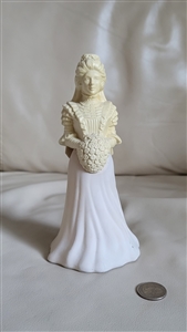Vintage 1979 Avon Bridal Moments cologne bottle shaped like a wedding gown
