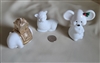 Milk glass vintage Avon cologne empty bottles collectible vanity display