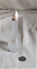 Vintage Avon Cotillion cologne bottle with frosted glass finish and decorative topper