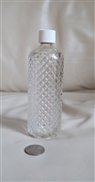 Vintage Avon Oland aftershave bottle with diamond pressed glass pattern
