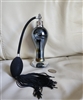 Charcoal metallic hue glass perfume atomizer