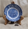 Vintage Staffordshire porcelain, England, Betsy Rose flag 5" fruit, desert, sauce bowl in Liberty Blue Historic Colonial Scenes kitchen accessories.