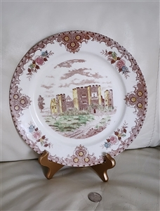 Collectible Old Castle dinner plate vintage table setting