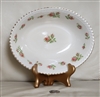 Johnson Brothers Windsor Ware English Rose pink floral ironstone oval serving bowl made in England