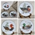 Preowned 1980 Fitz and Floyd Canard Sauvage duck porcelain plate decor set