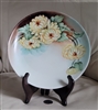 Antique Selb Bavaria Hutshenreuther  hand painted floral plate, sign.