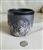 Ehren Tool original hand-thrown ceramic cup featuring United States Eagle Great Seal and veteran photographic transfer