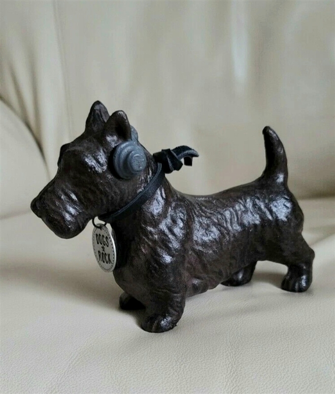 2011 demdaco stephen fowler cast iron scottie terrier figurine preowned