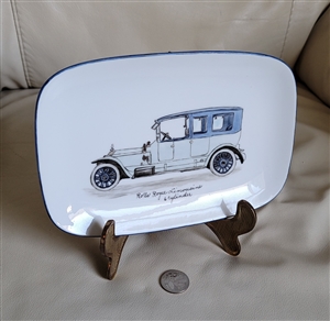 Rolls Royce Limousine plate Ella M Booths elegant painted automobile design
