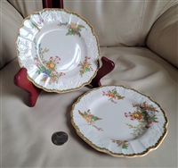Myott Devon desert porcelain plates England