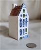 Hand painted Dutch house porcelain Singel 64 Amsterdam.
