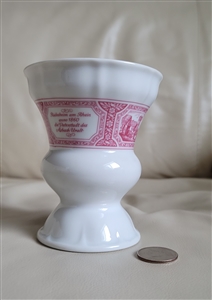 Rüdesheimer Heinrich V&B German porcelain goblets kitchen and barware vintage accessories