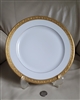 Porcelain Dinner Plate 1930s Rosenthal Pickard Gold Encrusted Floral