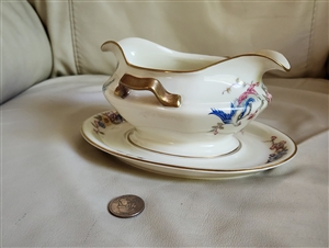 preowned rosenthal bavaria porcelain gravy boat with phoenix birds