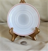 Platonite transparent milk glass saucer decor