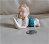 Vintage Japanese ceramic cowgirl shaker