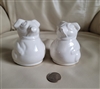 Calif USA pigs salt and pepper shakers porcelain table setting collectible accessories and gifts