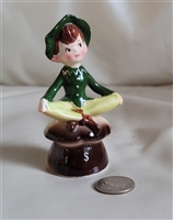 ENESCO vintage porcelain elf shaker Japan