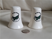 Vintage Air Force JN 4 Jenny porcelain shakers