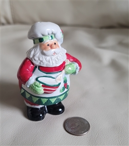 Porcelain Santa Claus Fitz and Floyd shaker collectible  holiday season table setting accessories and gifts