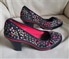 Rocket Dog floral print corduroy rubber heel pumps preowned elegant