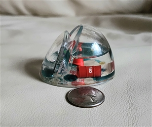 Vintage decor TNT floating barrels water globe notes card holder desk decor