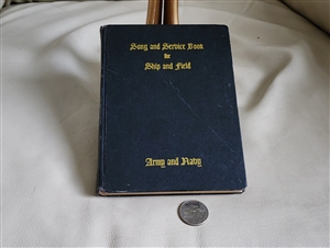preowned vintage military collectible song and service army and navy book 1941 by ship and field
