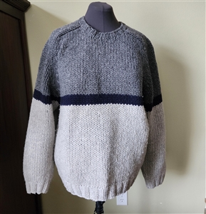 J Crew 100 percent wool mens sweater outerwear, tricolor wool warm elegant outerware