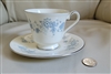 Teacup Saucer Set Royal Doulton Michelle Porcelain 2 Pieces 1975