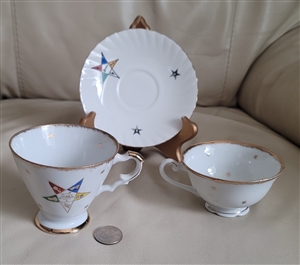 OES Lefton and Vilettas Porcelain Tea Cup Set