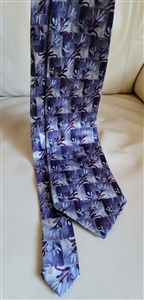 jerry garcia 100 percent silk necktie pine and rock collection 15 vintage 1996 blue black