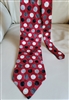 italy red silk gianfranco ruffini mens tie bold geometric designer necktie