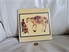 Vintage Mexican Hand-Painted Southwest Style Art Tile