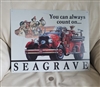 Vintage Fire Department Savage advertising tin elegant home decor for indoor and outdoor display