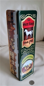 English tin box The White Horse Barringer Wallis collectible tin gift boxed decorative display