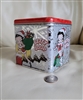 Betty Boop King Feature Syndicate 2001 Chrismas tin lidded box.