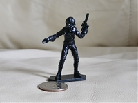 Collectible toys, black plastic Special Force soldier figure decor