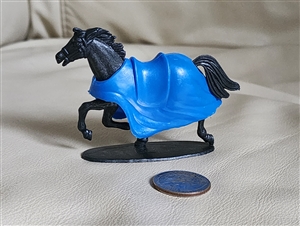 Galloping black stallion horse toy home decor gift elegant gift