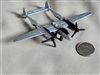 Moisto diecas P 38 Lightning airplane model 2007 collectible display