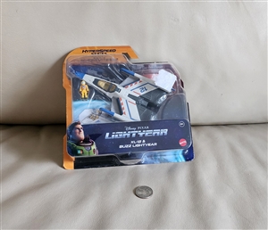 Disney Pixar Lightyear XL-12 Space Ship and Buzz Lightyear Figure in Packaging