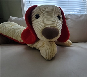 Plush comfort dachshund dog toy pillow large gifts to play with and travel toy