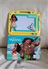 Disney Moana doodle drawing screen with book, 2018.