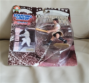 Vintage 1996 Kenner Starting Lineup Cooperstown Collection Dottie Kamenshek action figure in original box with storage wear