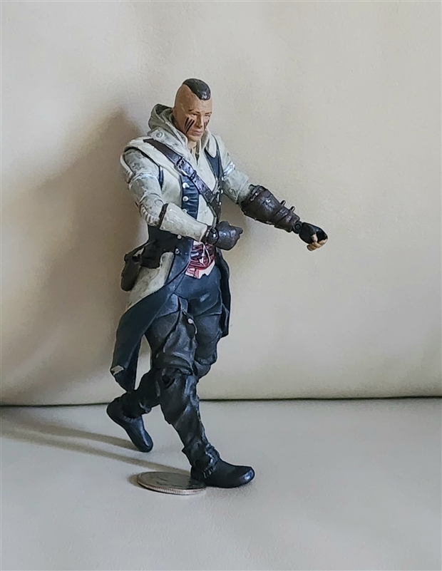 Preowned vintage McFarlane Toys Assassins Creed Connor action figure