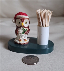 Christmas owl Toothpick Holder Hong Kong in multicolor design table setting
