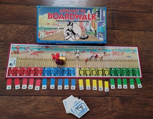 Parker Brothers Advance to Boardwalk board game 1985 complete great design