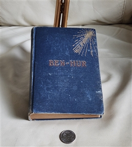 preowned vintage ben hur a tale of the christ late eighteen hundreds blue cloth hardcover starburst edition historical novel by lew wallace