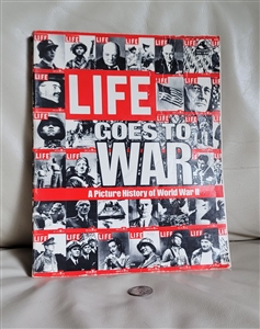 Life Goes to War pictoral book from 1977 vintage magazines collectibles preowned condition