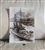 1970s USS Oregon BB3 battleship large professional black and white harbor photograph print on Kodak paper preowned vintage sells as is